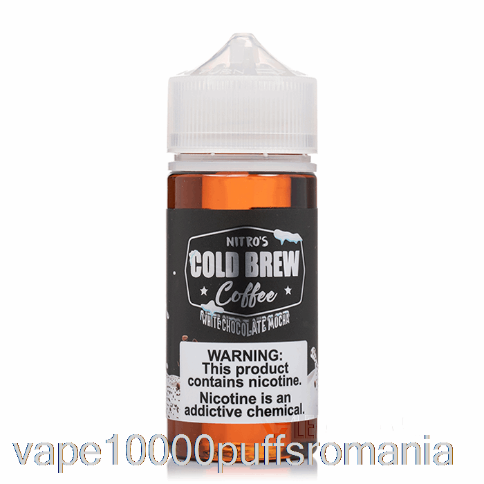 Vape Romania Ciocolata Alba Mocha - Nitros Cold Brew - 100ml 6mg